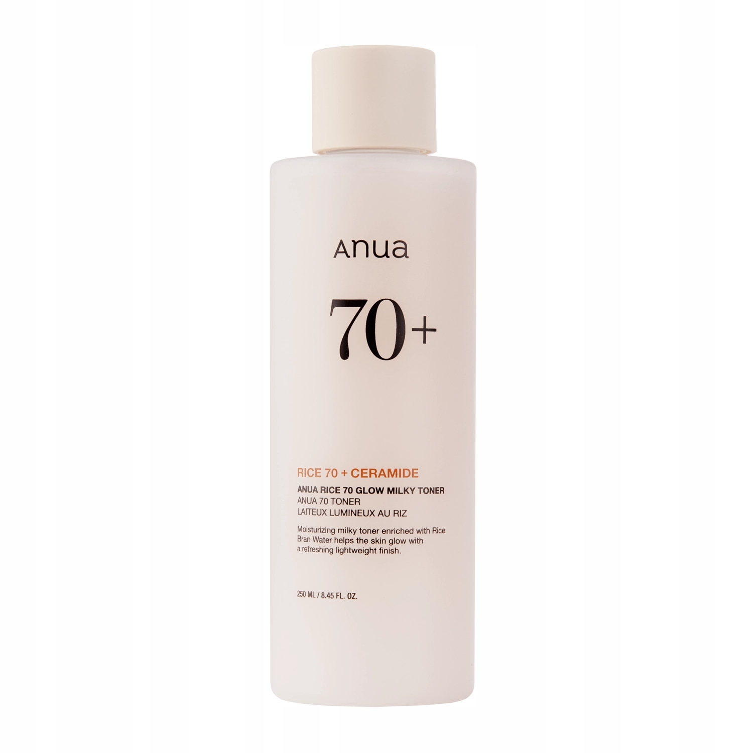 Anua Rice 70 Milky Toner 250 ml Rozjasňující hydratace
