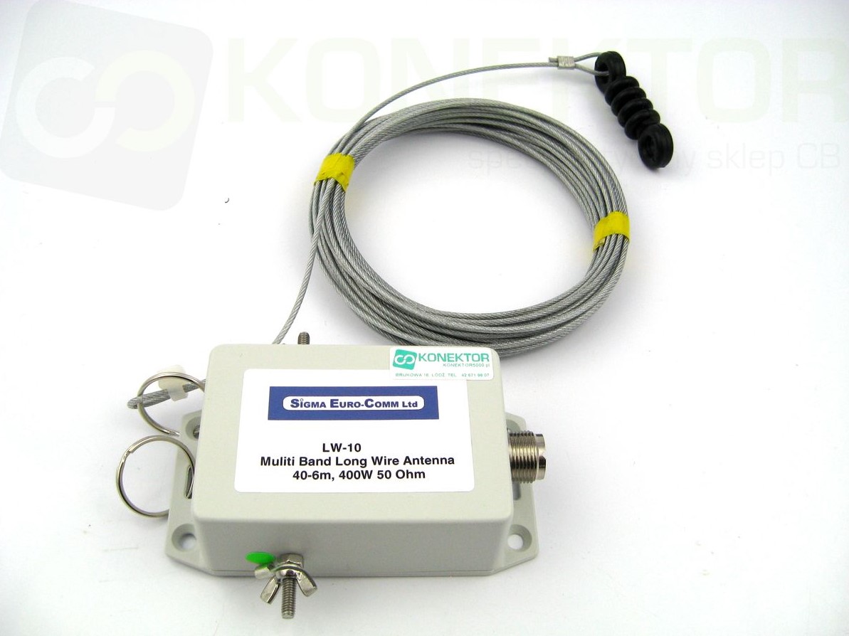 Sigma LW-10 Longwire 7-52MHz długość 10m antena linkowa Kf long wire