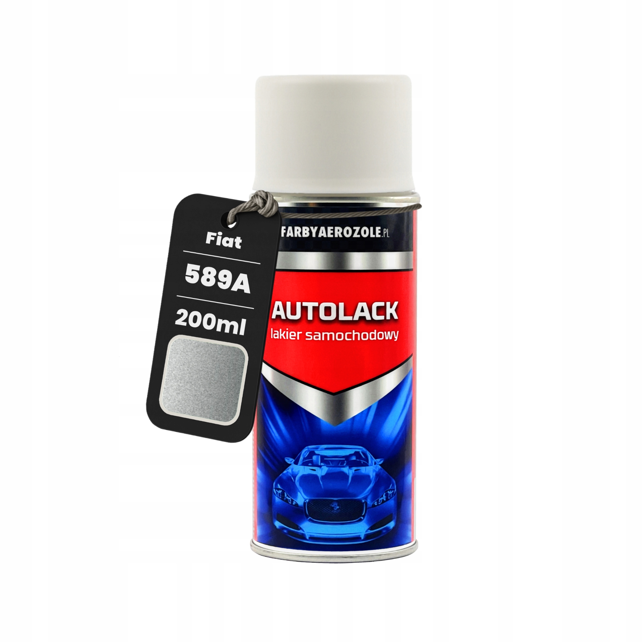 Fiat 589A (Grigio Argento Vivo Pearl) Lakier samochodowy Spray 200ml