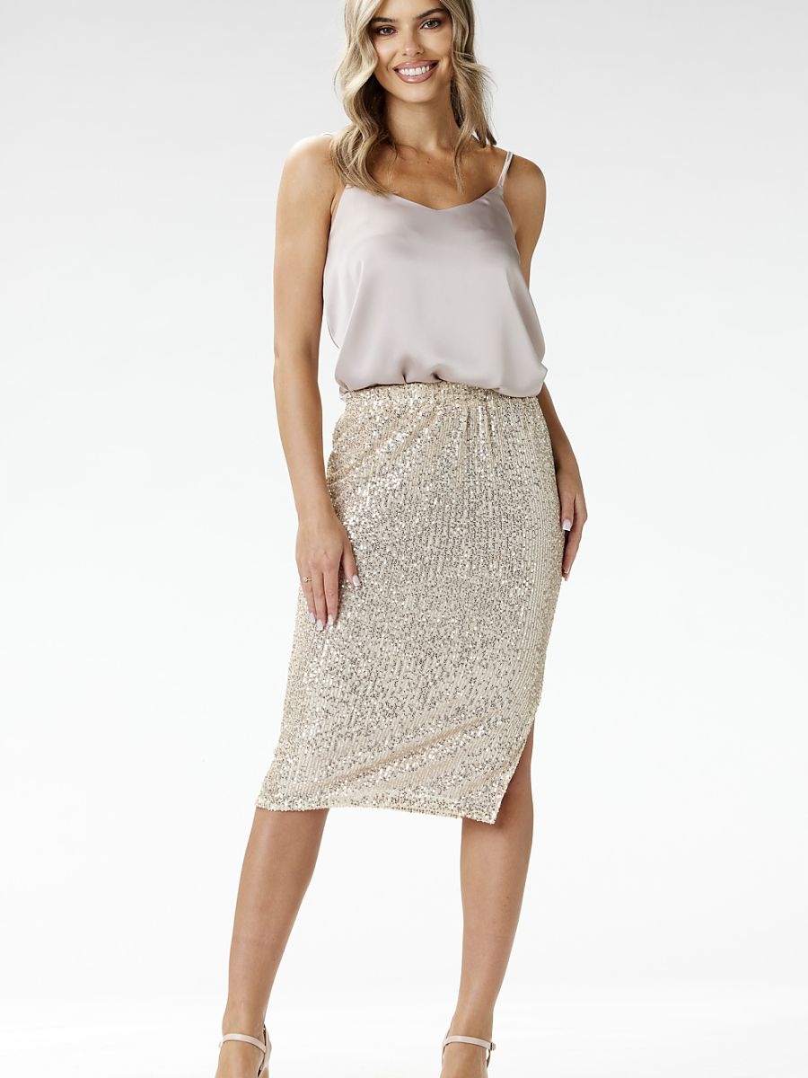 Sukně Model A692 Beige awama (s)