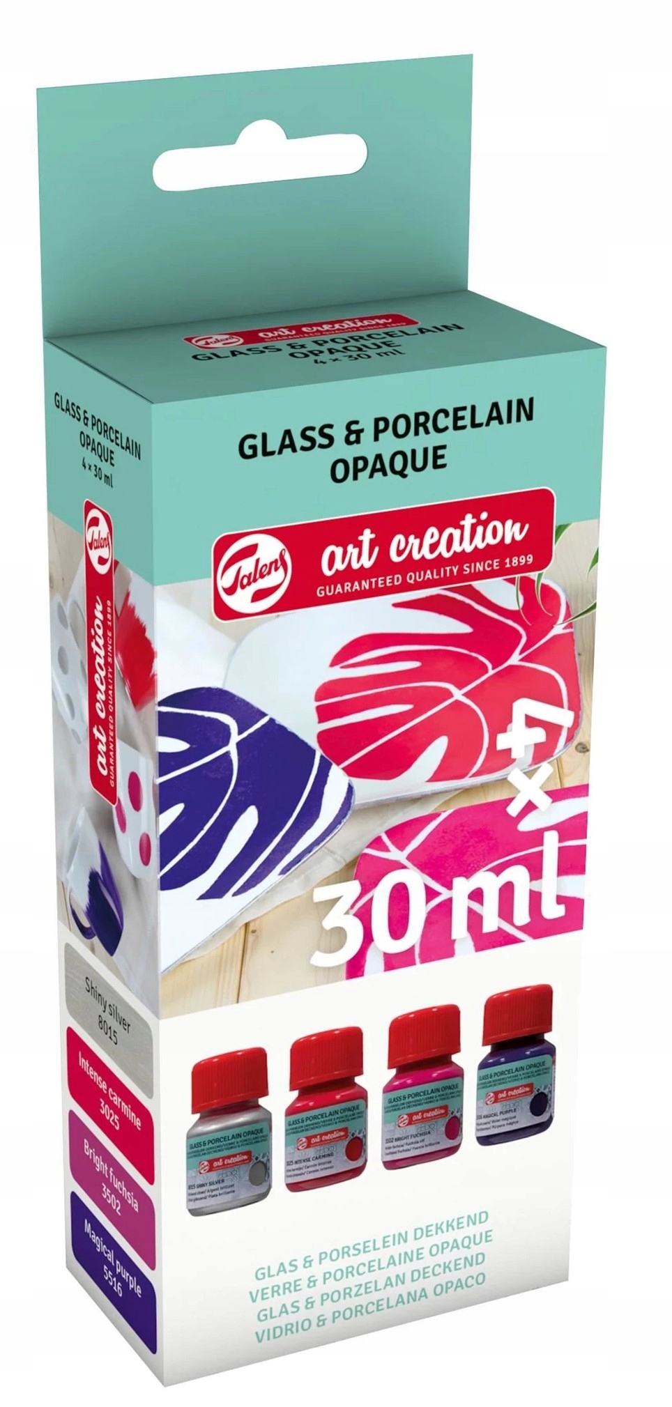 Talens sada barev na sklo a porcelán Art Creation 4x30 ml