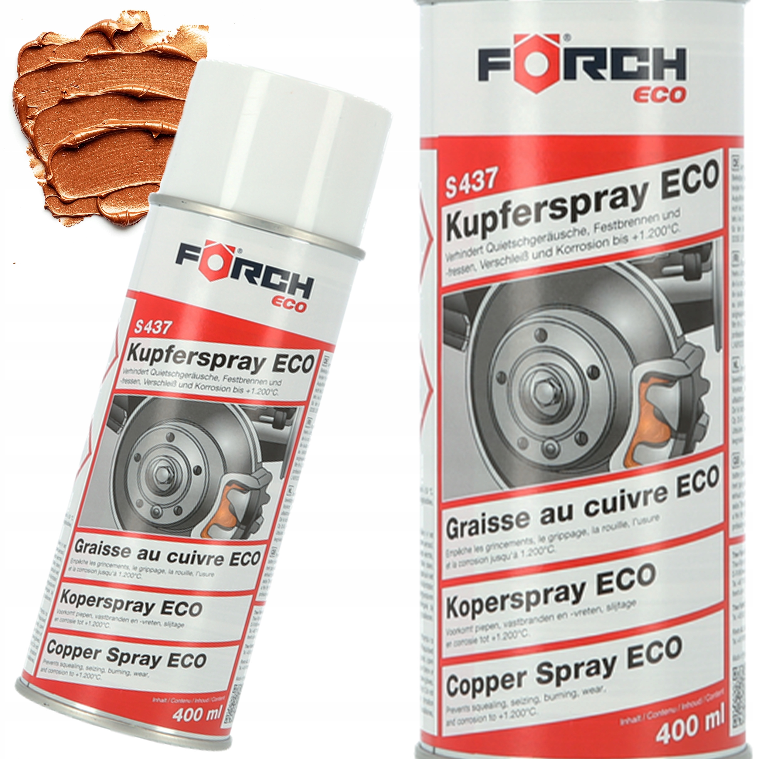 Pasta miedziana Smar miedziany w sprayu Forch Eco S437 /6519 5015/ 400 ml