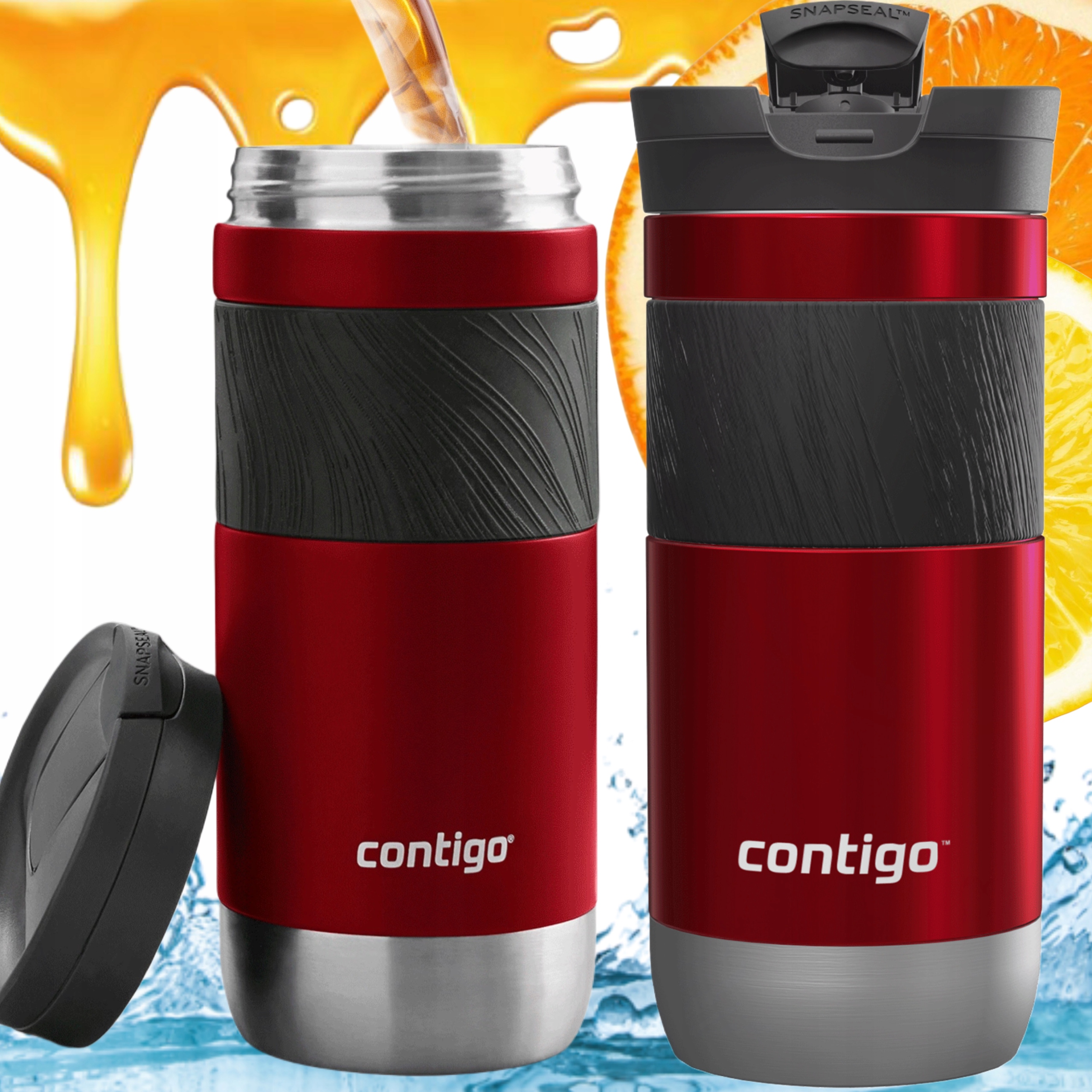 Termohrnek Contigo Byron Snapseal 470ML Teplá Studená Termoska Premium