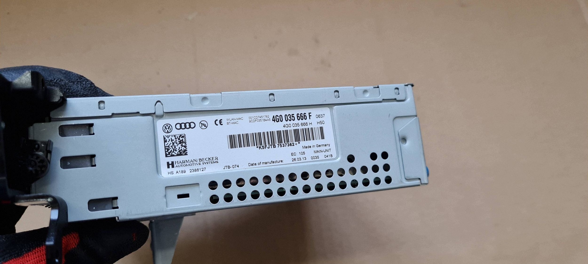 A7 4G S7 MULTIMEDIA player MMI navigation devices 4G0035666F A6 C7 4G
