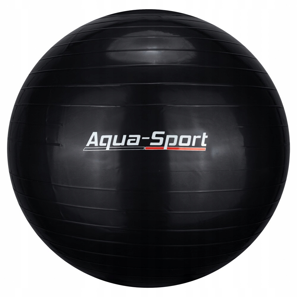 Piłka gimnastyczna rehabilitacyjna fitness Antiburst Aqua-Sport Black 65cm