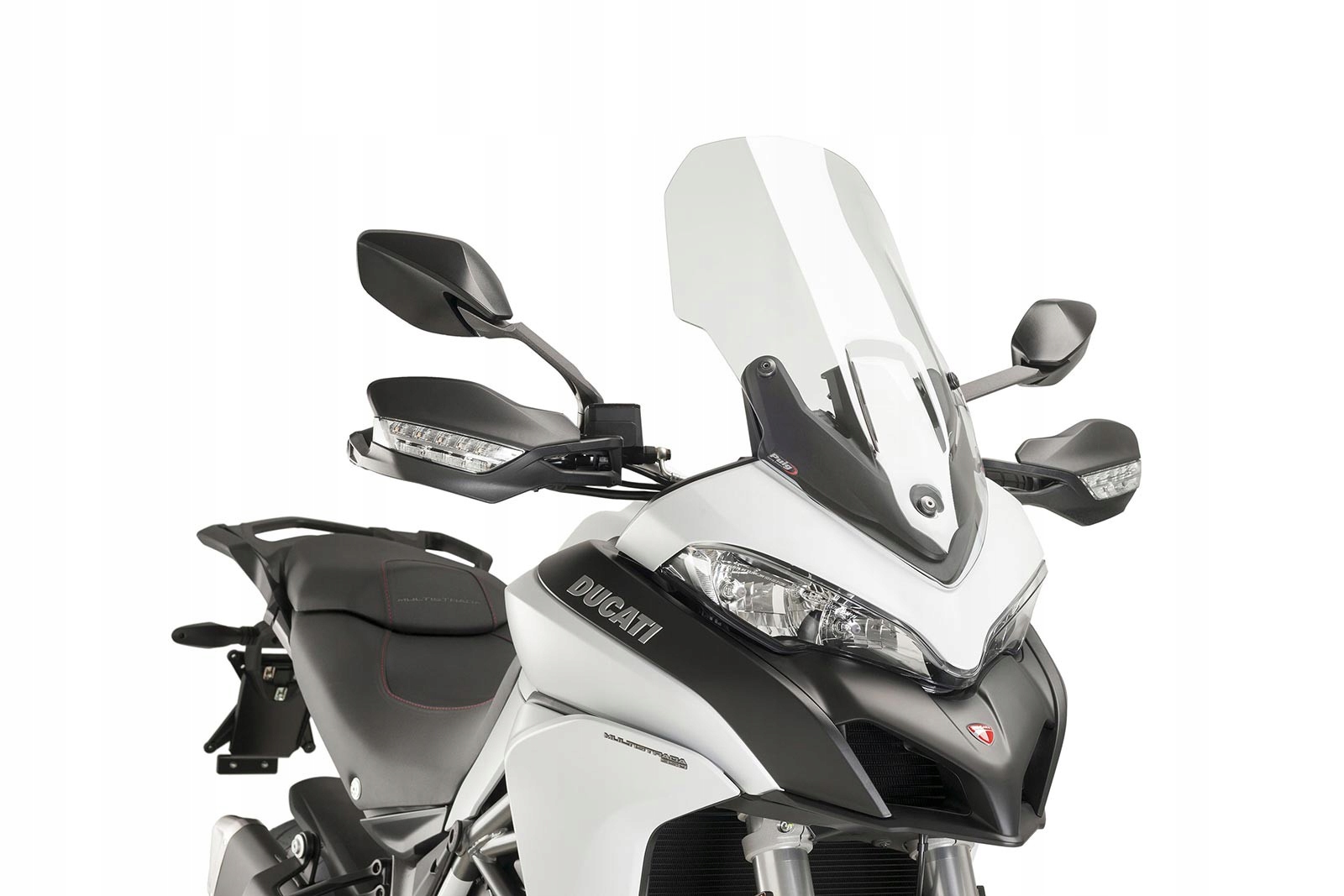 Turistické sklo Puig pre Ducati Multistrada 950/1200 1260 Priehľadné