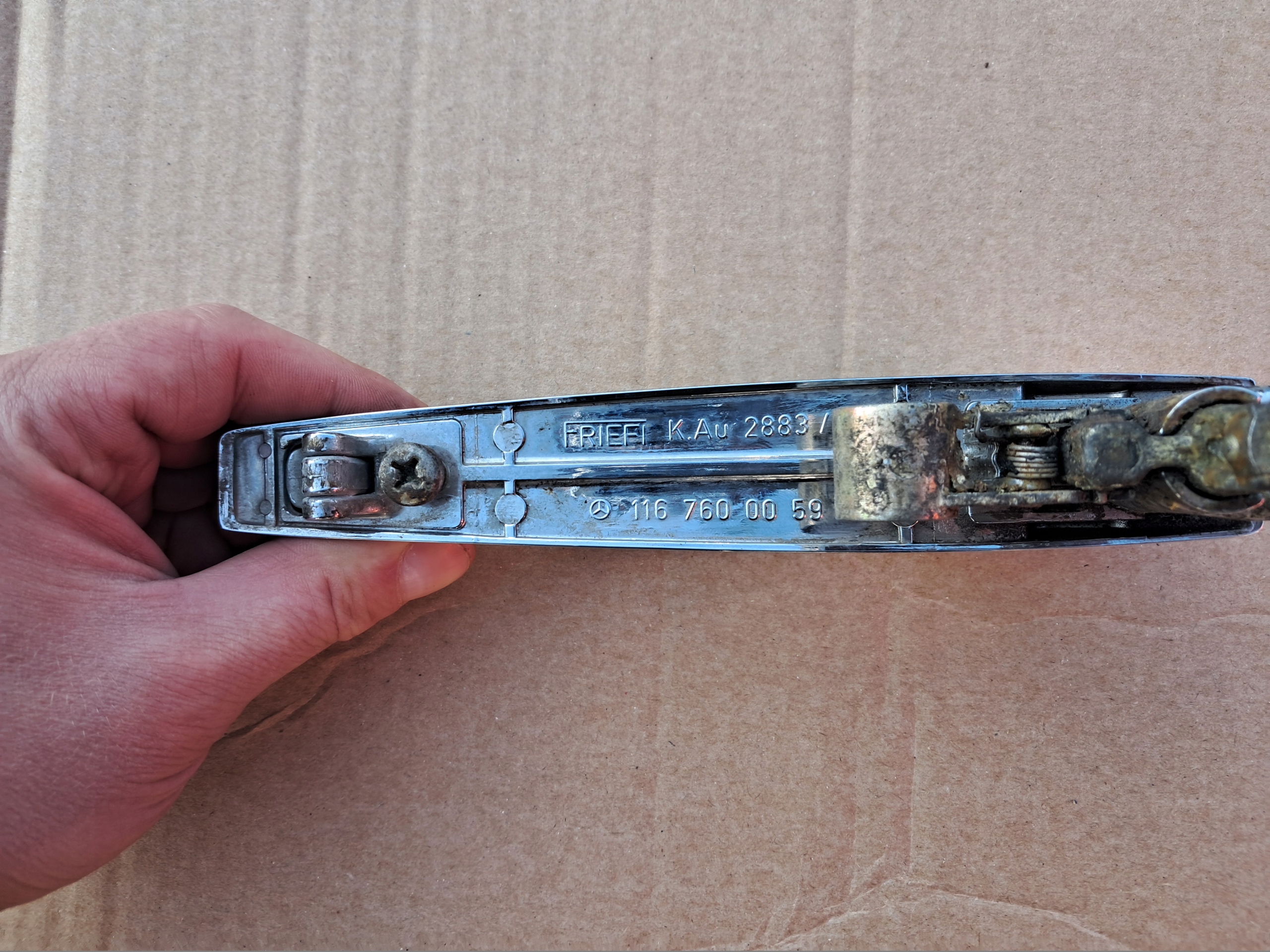 handle rear part right MERCEDES W116 SE SEL 1167600059