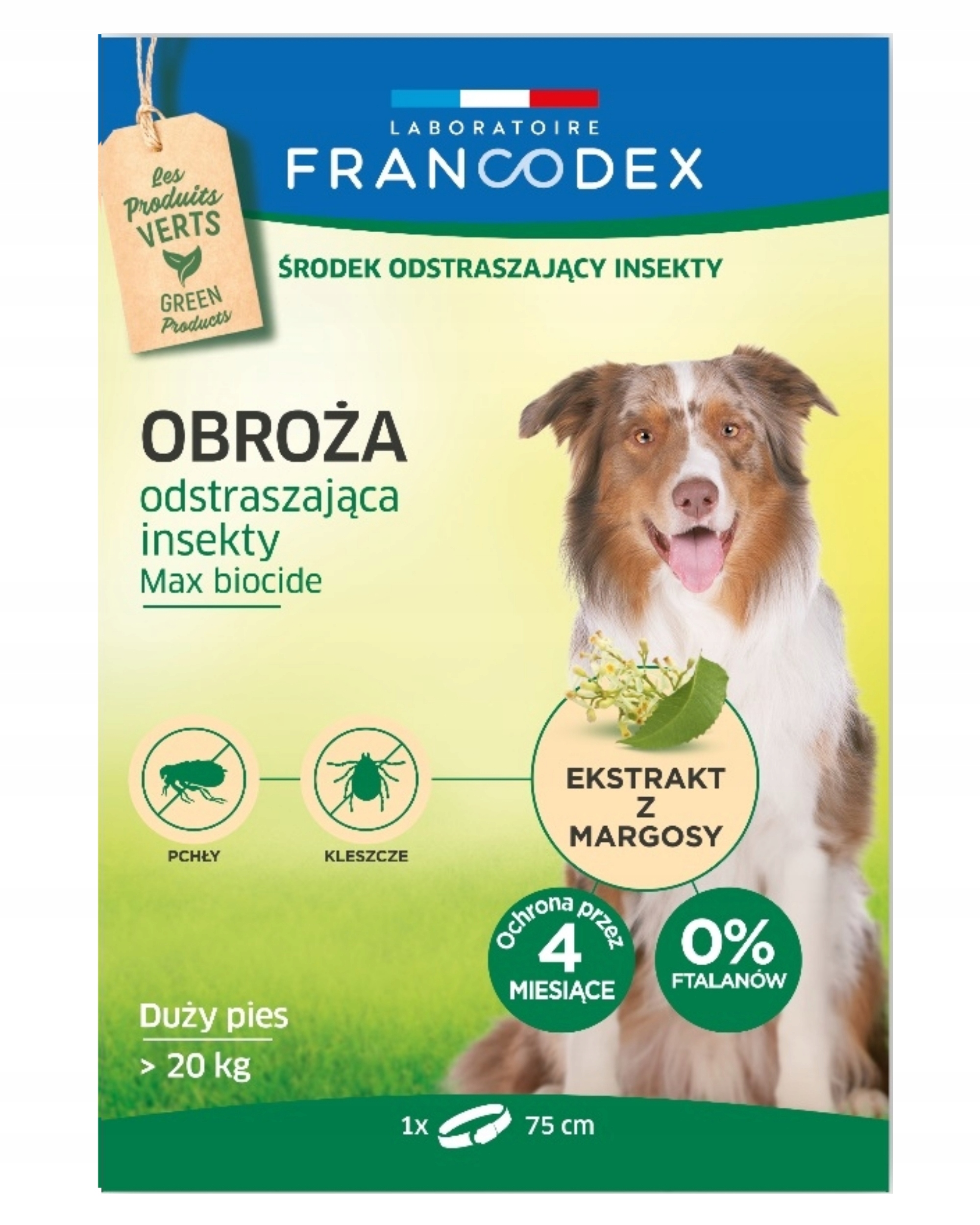 

Francodex Obroża odstraszająca insekty duża 75cm