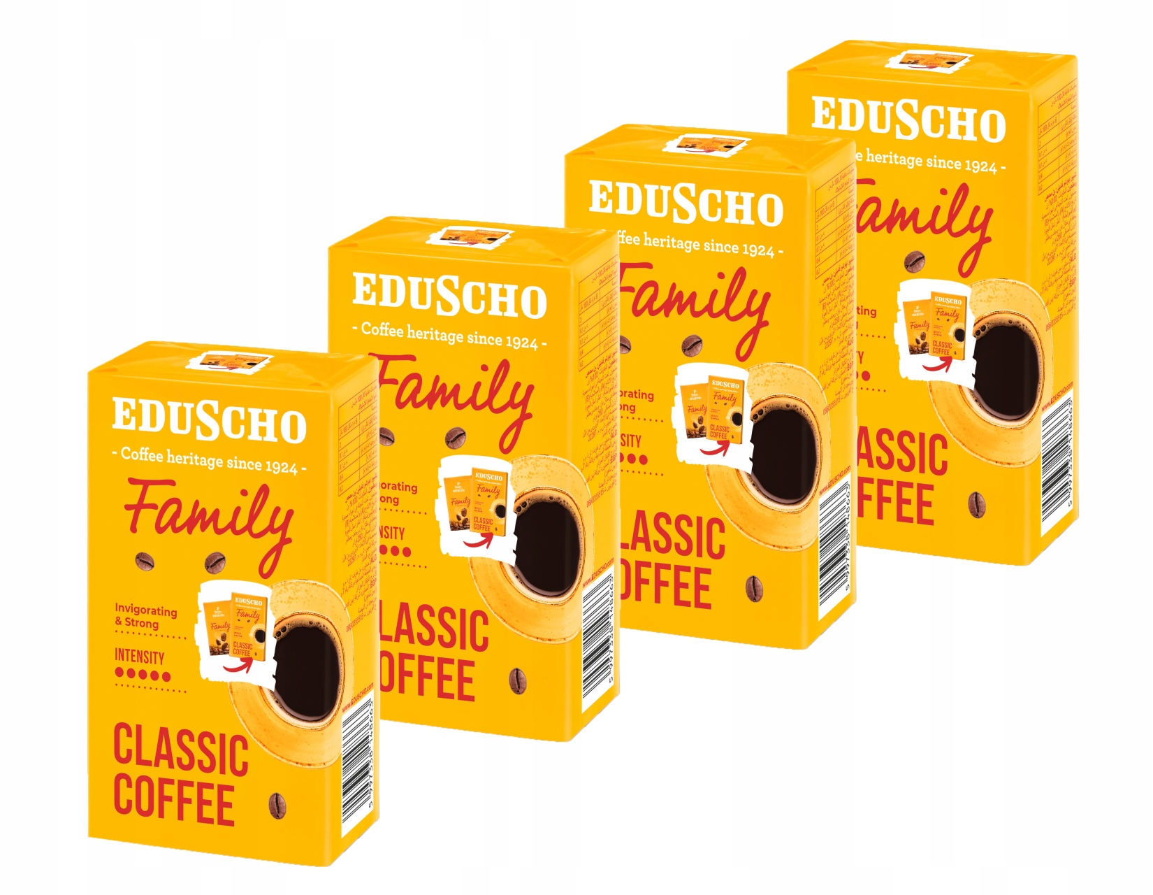 Levně Mletá káva Tchibo Family 4x250 g Eduscho