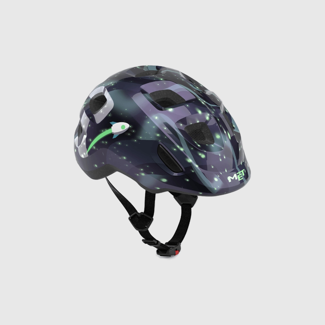 Cyklistická přilba Met Hooray dětská space glow in the dark S 52-55 cm