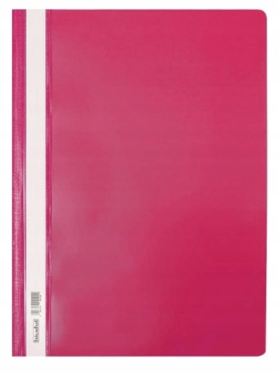 

Biurfol, Skoroszyt plastikowy plastik A4, różowy