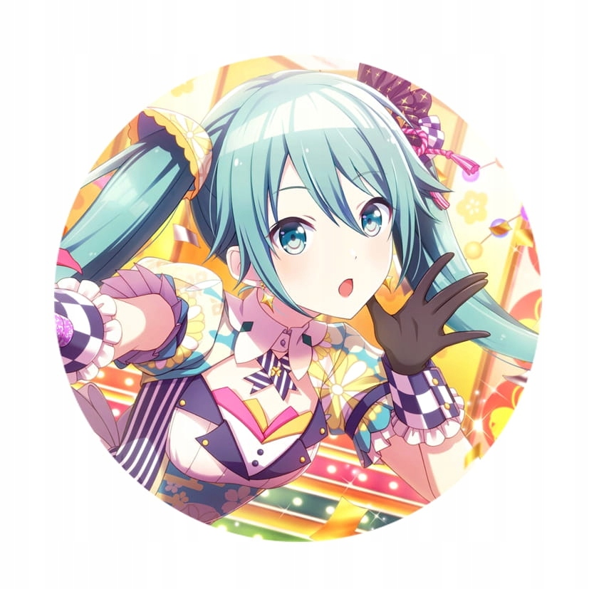 Przypinka Vocaloid Hatsune Miku wzór2
