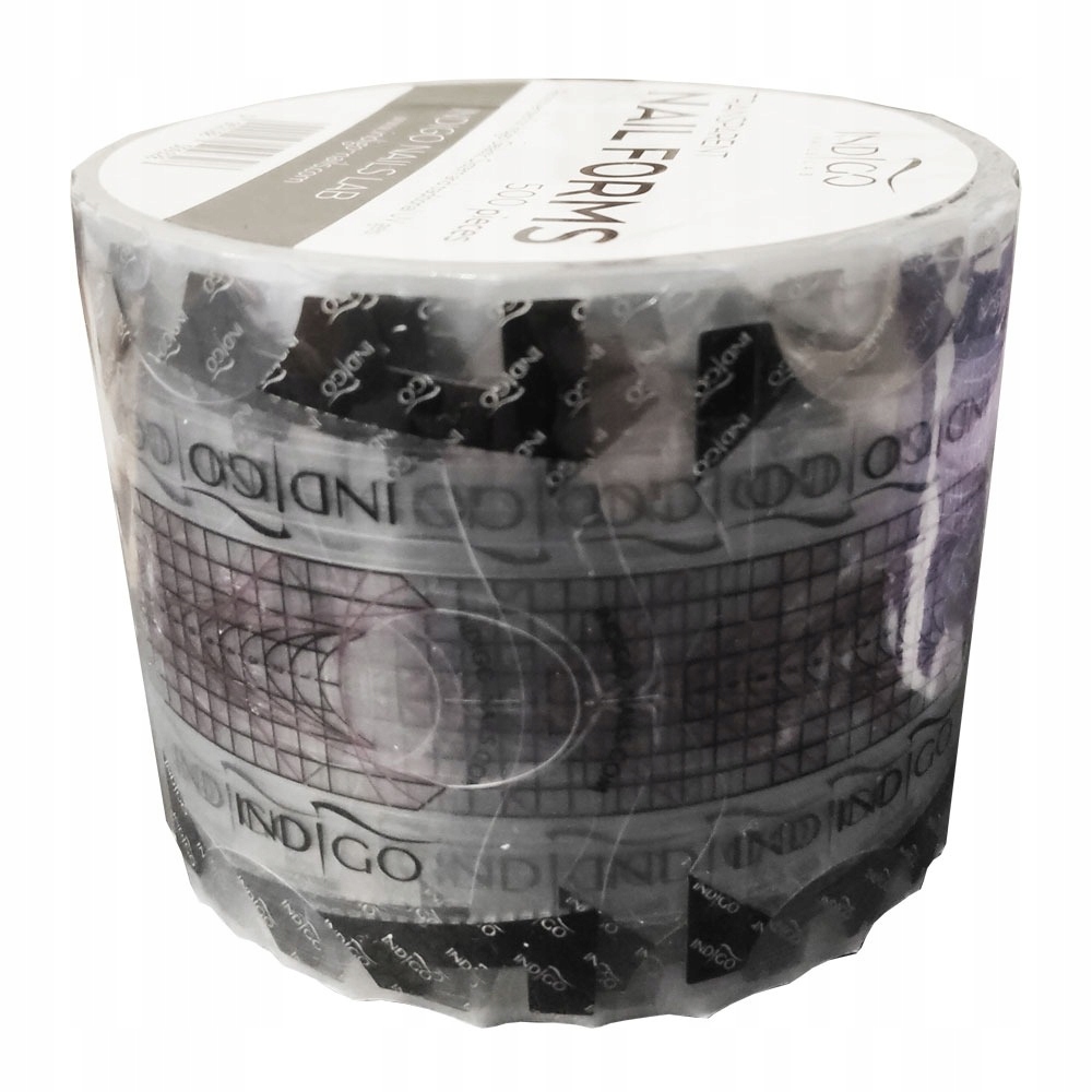 

Indigo formy do przedłużania paznokci 500 Clear