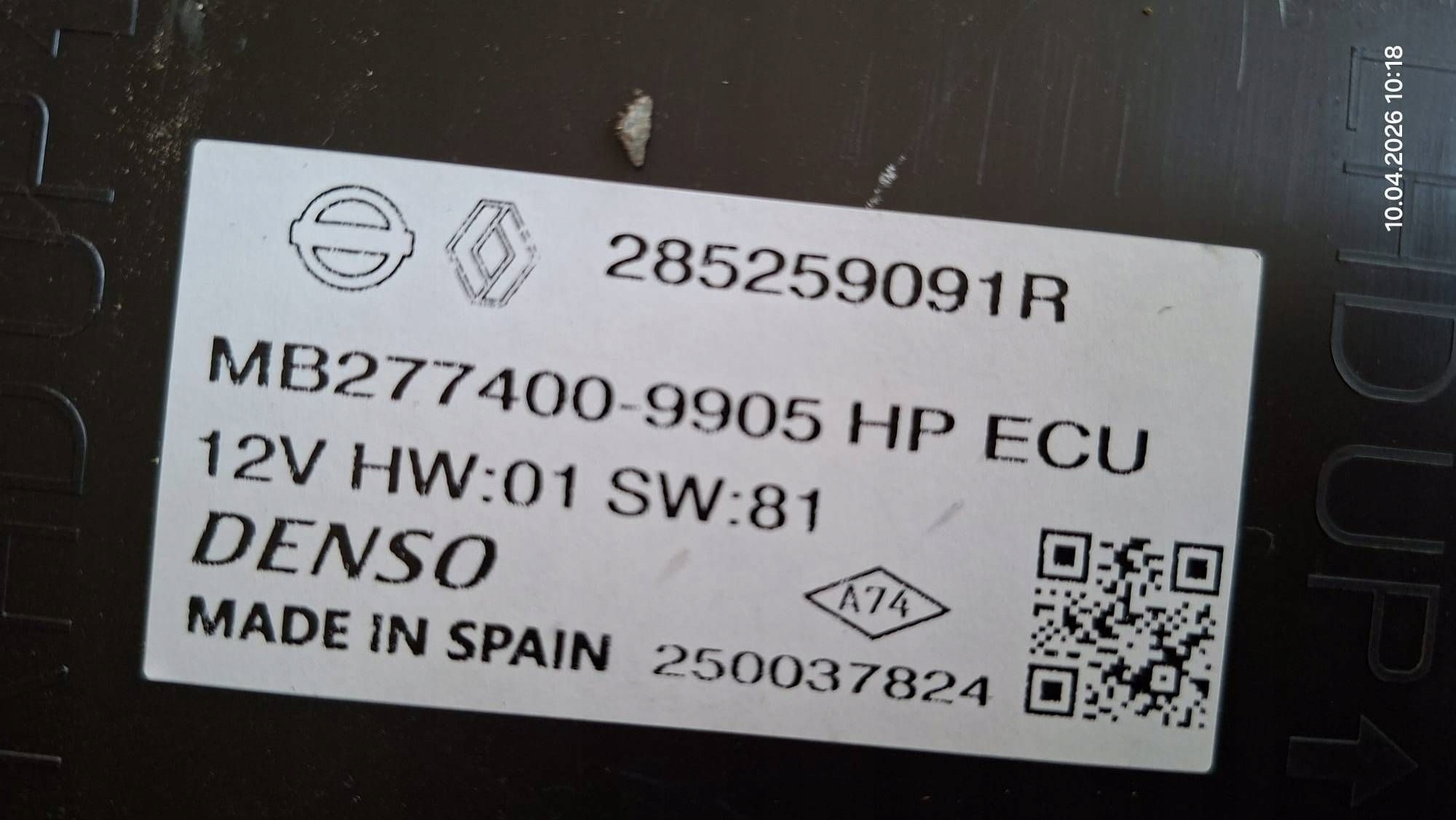 modul Bedienteil Renault 4 5 285259091R