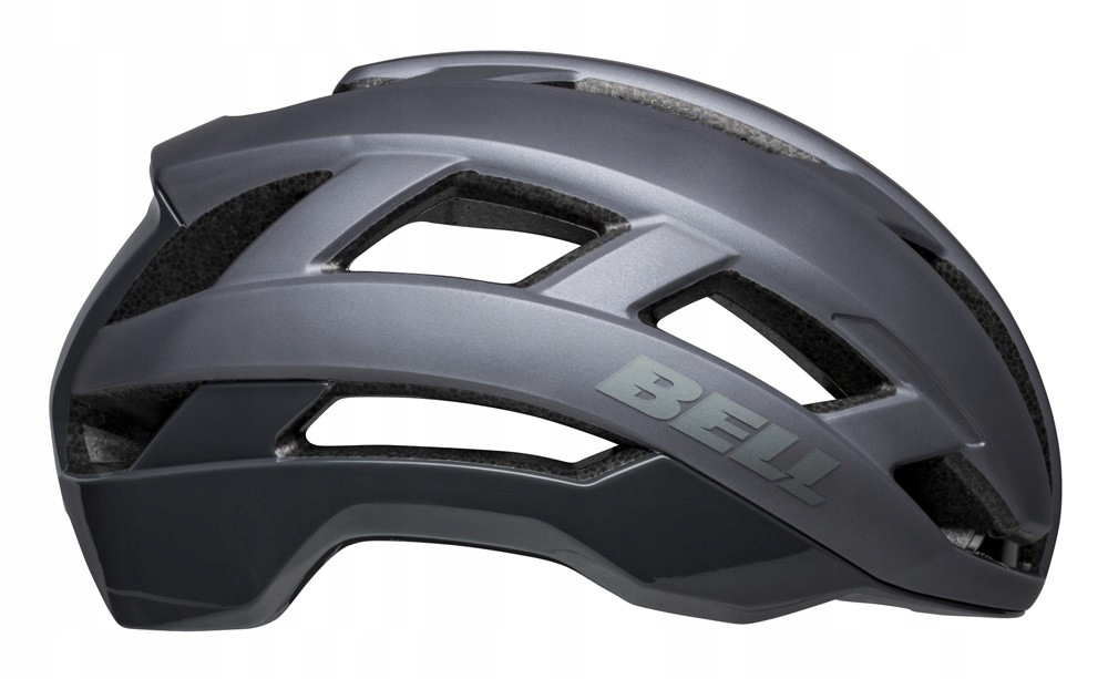 Cyklistická helma gravel silniční Bell Falcon Xr Integrated Mips matná lesklá šedá