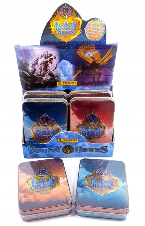 Panini Fantasy Riders Mini Puszka 4 Saszetki 24 karty kolekcjonerskie Folia