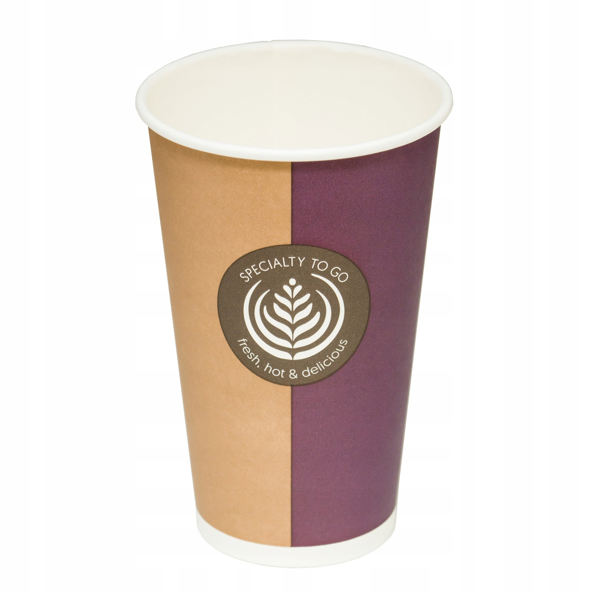 KUBKI PAPIEROWE DO KAWY NA KAWĘ 400ml 100 sztuk