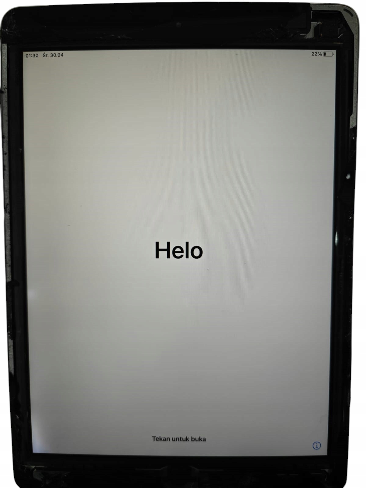 Oryginalna Matryca Apple iPad 6 Gen WV1897