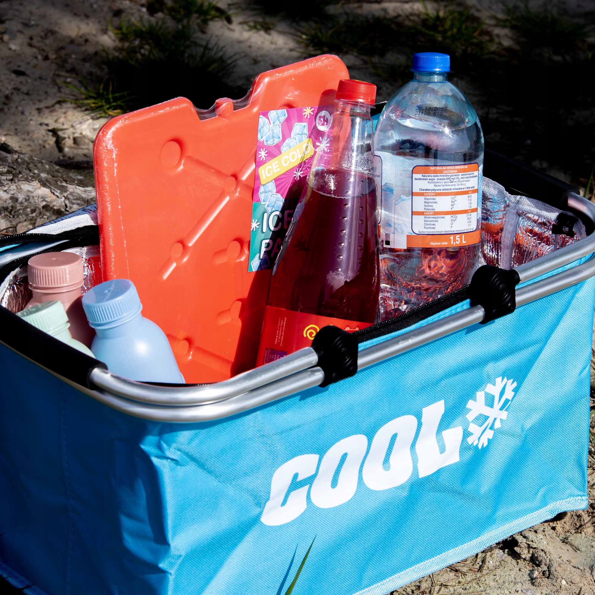 WKŁAD CHŁODZĄCY DO LODÓWKI TURYSTYCZNEJ CZERWONY Stan opakowania oryginalne