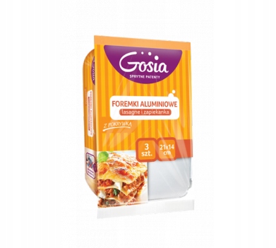 

Foremki Aluminiowe Lasagne Zapiekanka Gosia 3szt