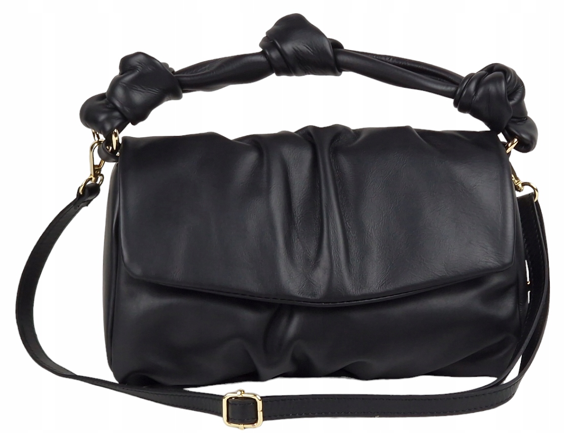 Massimo Contti Belezza kabelka přes rameno přírodní kůže černá