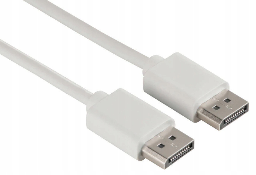 Kabel DisplayPort 1,8M DP 1.2 Przewód UHD 4K Biały Kod producenta DP-1021D