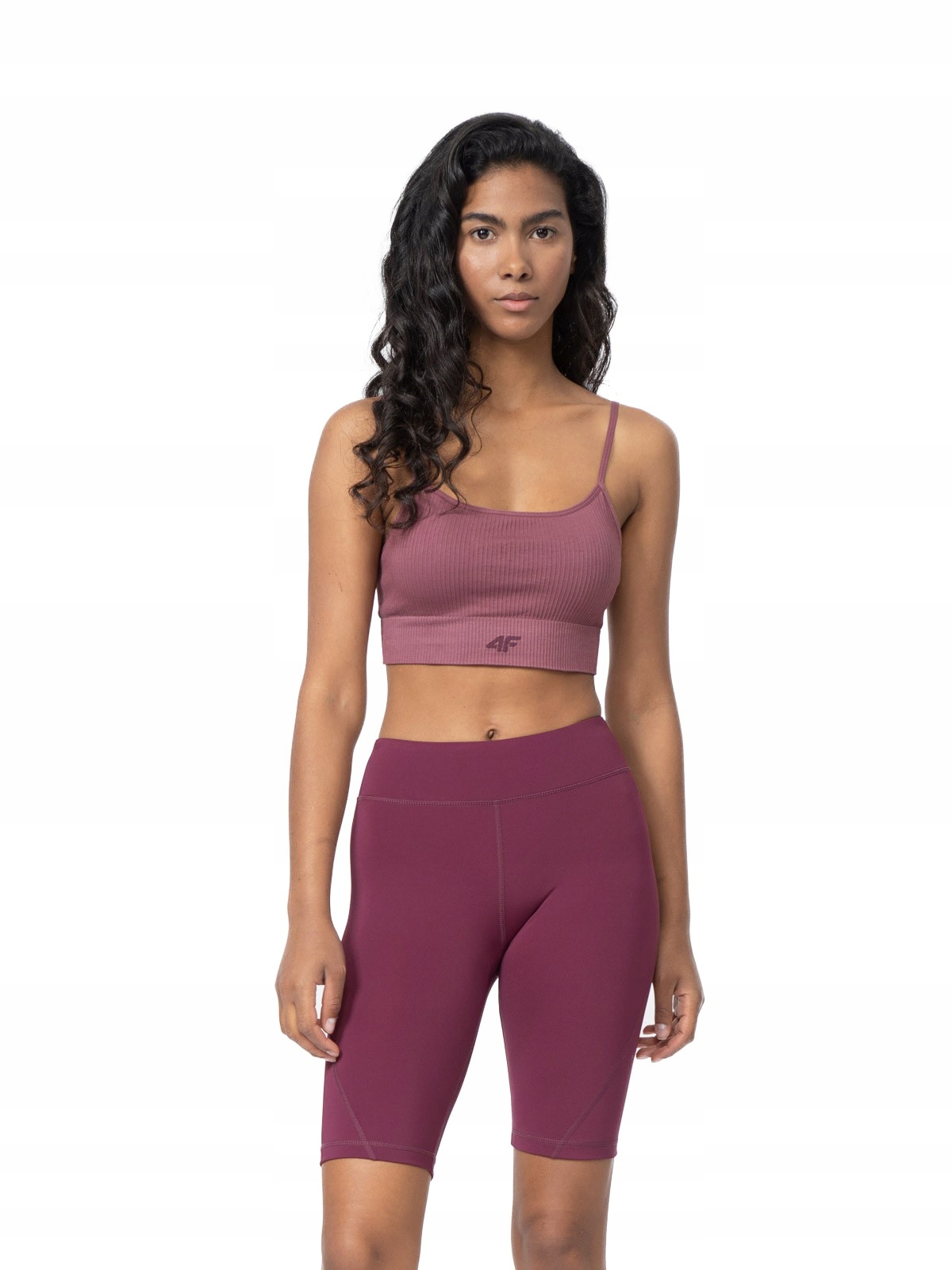 4F Spodenki Damskie Treningowe 4FSS23TFSHF139-60S Burgund L