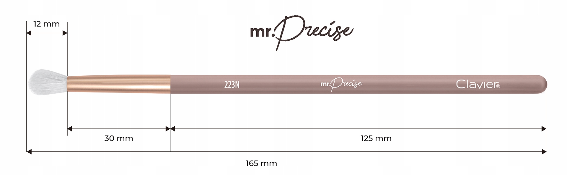 PĘDZEL DO BLENDOWANIA CLAVIER Mr. Precise 223N Liczba pędzli pojedynczy pędzel