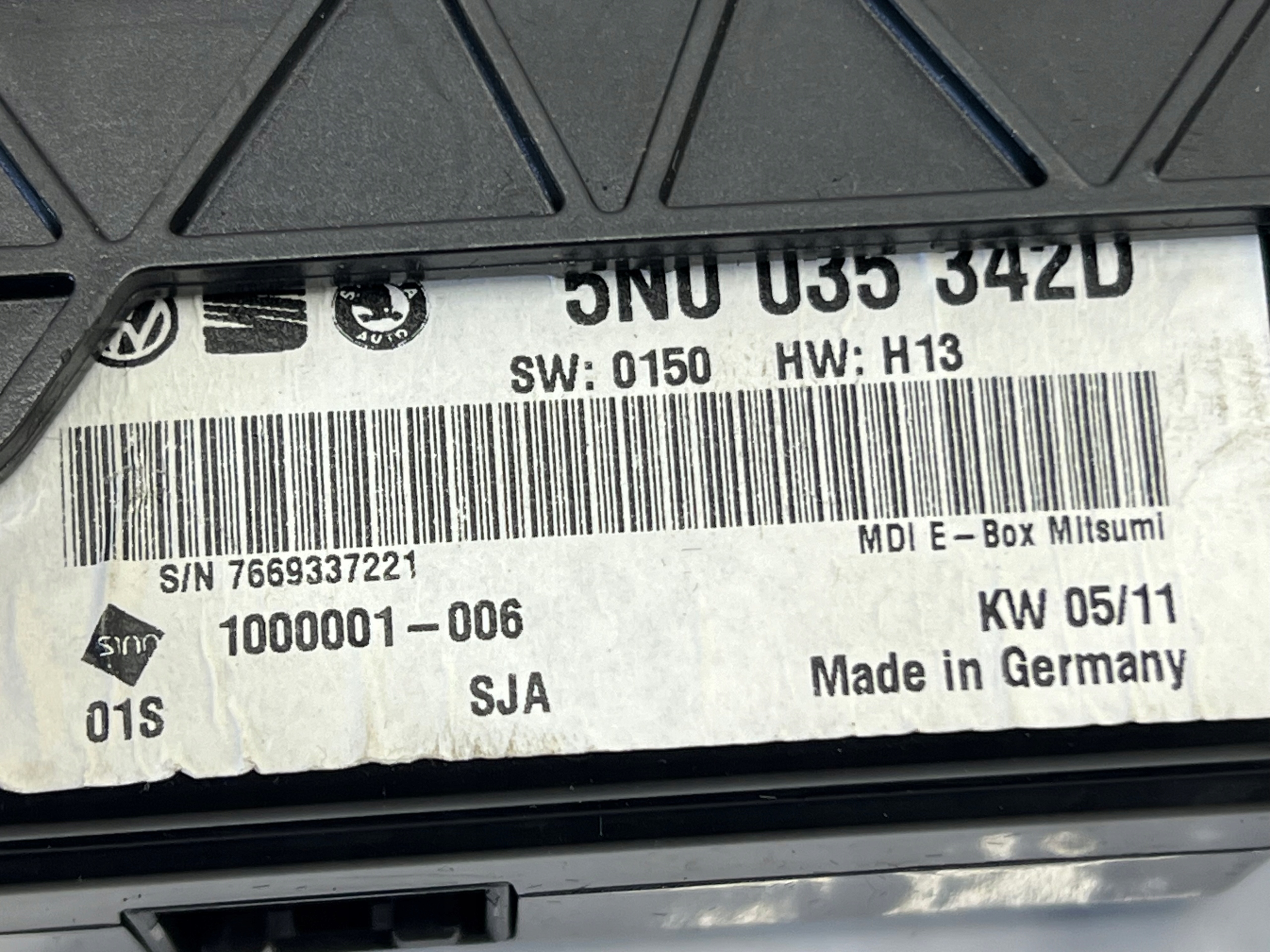 modulo Centralina INTERFACE USB VW GOLF VI PASSAT B7 CC SKODA 5N0035342D