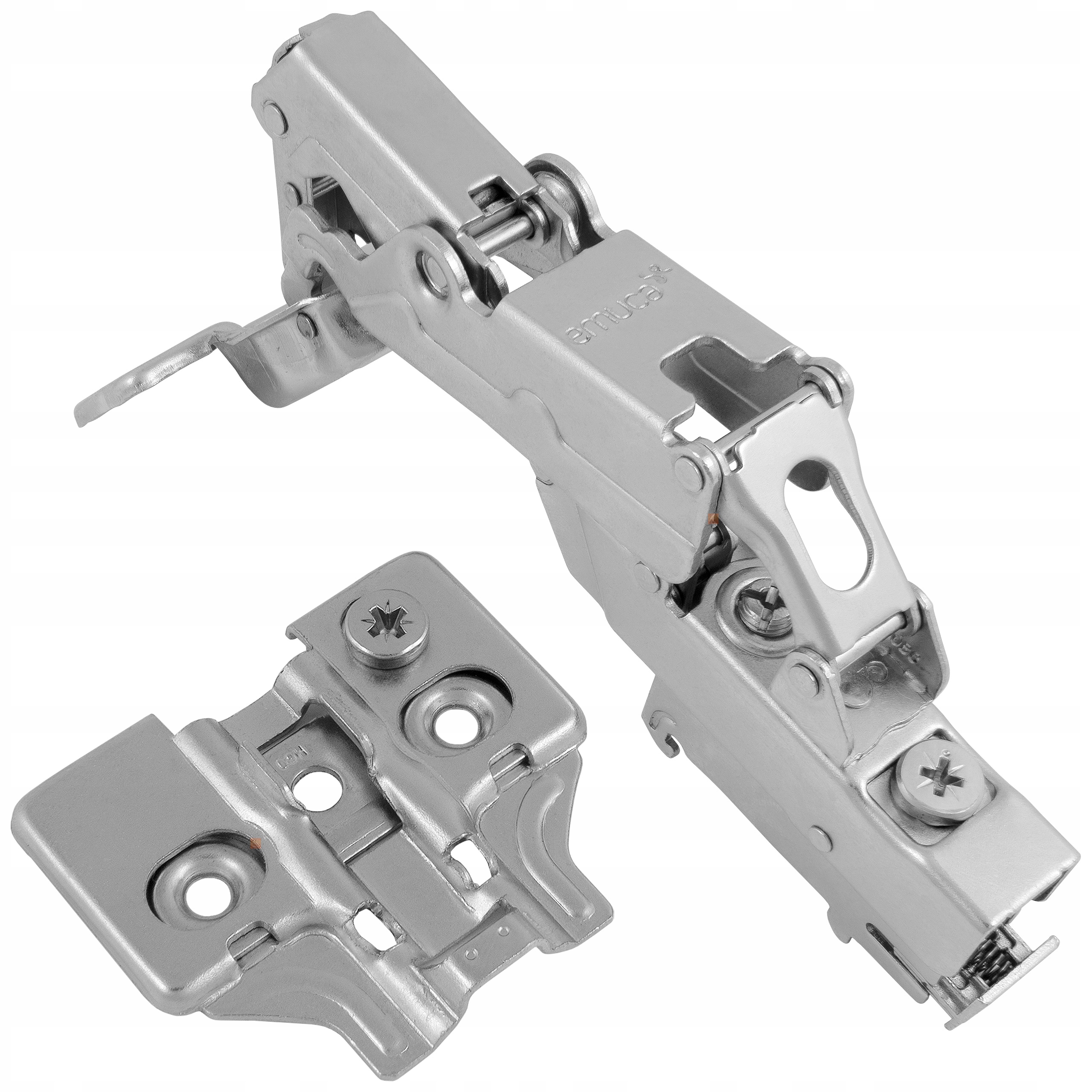 

Zawias meblowy kątowy 165 wpuszczany X91 3D cichy