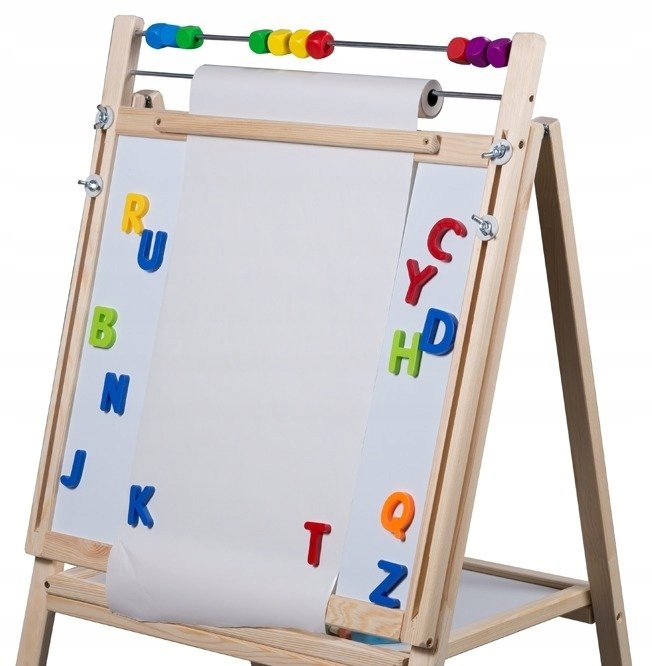 REGULOWANA TABLICA MAGNETYCZNA KREDOWA 6w1 PAPIER Marka 3toysm