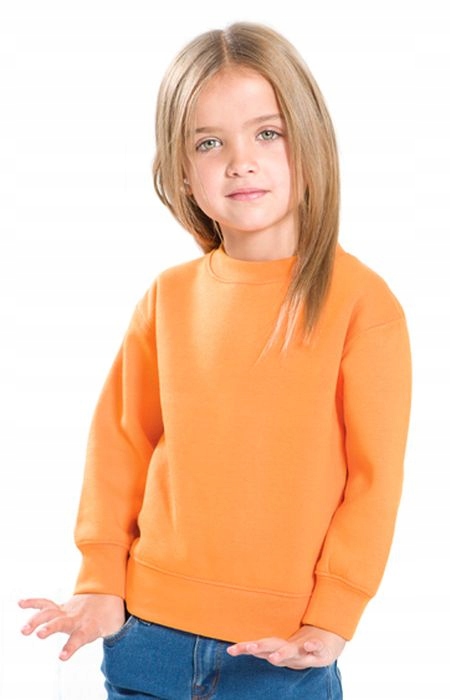 Ciepła BLUZA DRESOWA dziecięca JHK SWRK-290 biała 9-11 WH 140 Wiek dziecka 9 lat +