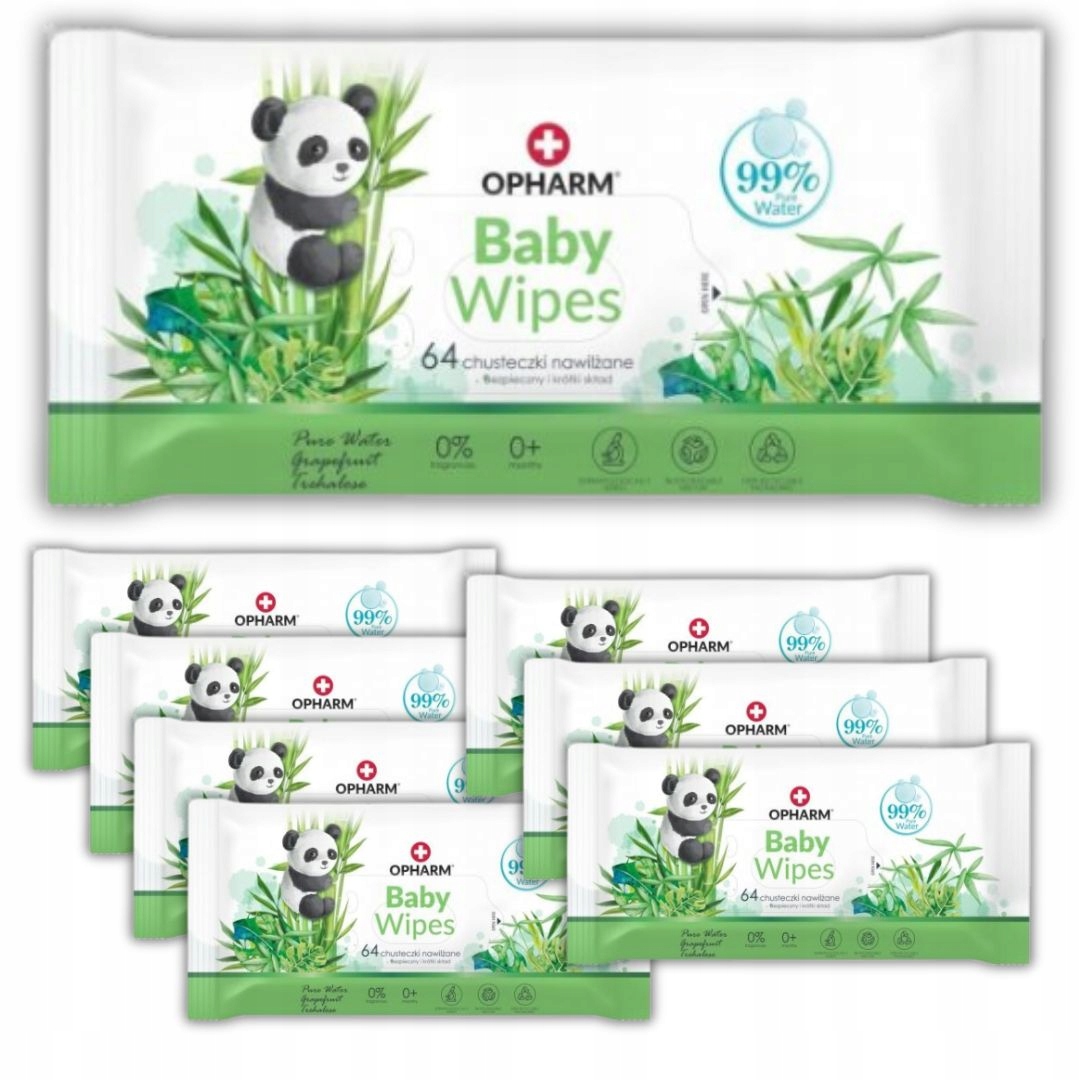 Chusteczki nawilżane dla dziecka Opharm Baby Wipes