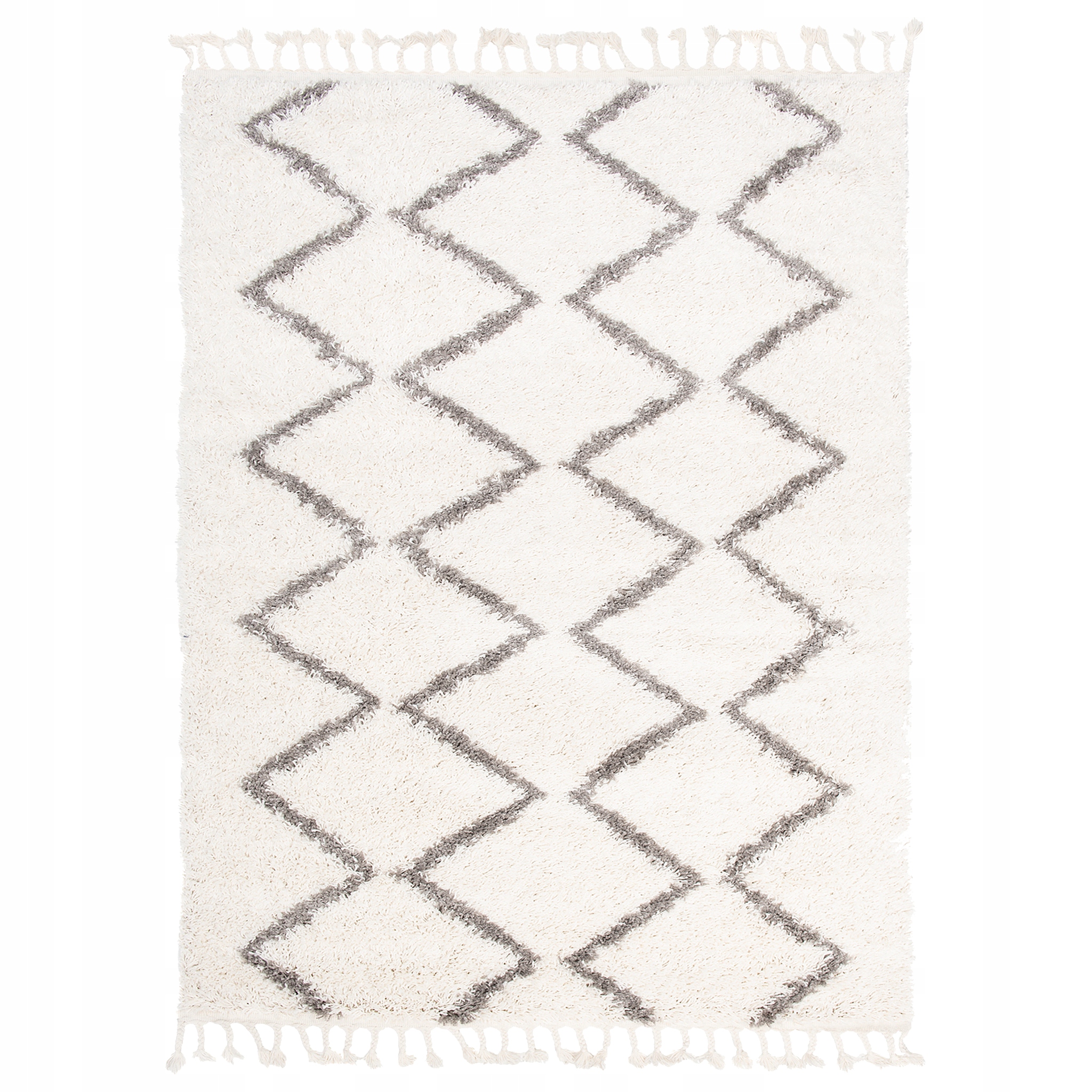 Dywan Nowoczesny Boho 240x330 Soft z Frędzlami v1