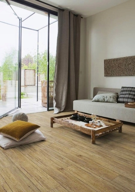 PANELE Winylowe LVT SPC Gerflor Deska Dąb Muscade Kolor brązowy