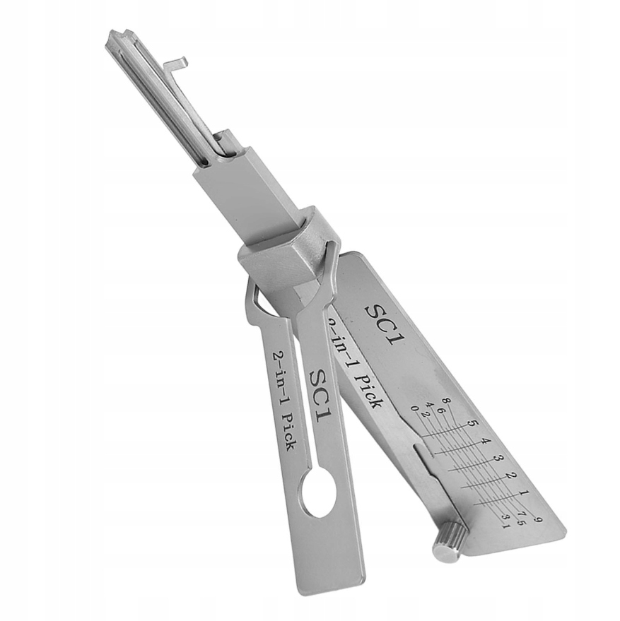 Kluczowy dekoder 2 w 1 klucz ze stali nierdzewnej SC1