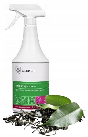 VELOX СПРЕЙ, 1Л, ДЕЗИНФЕКЦИЯ ПОВЕРХНОСТЕЙ TEA TONIC