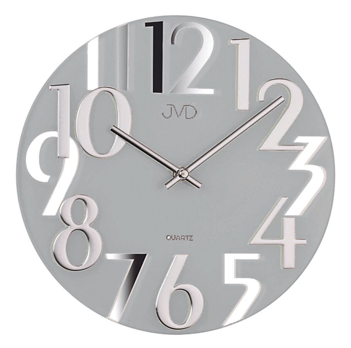 Efektné Sklenené Nástenné Hodiny Jvd HT101.3 29 cm