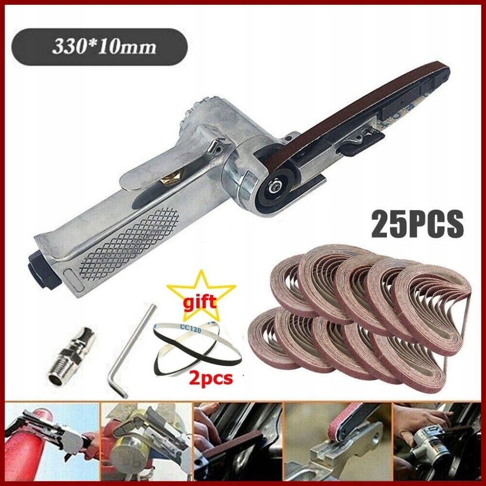 SZLIFIERKA TAŚMOWA CZOŁG PNEUMATYCZNA 10x330 25x PAS DO SZLIFIERKI TAŚMOWEJ Marka inna