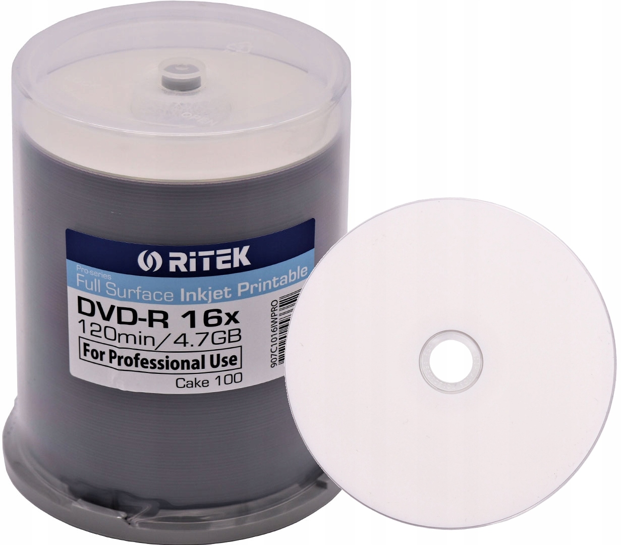 Ritek Hi-Res PRO-Series Traxdata Dvd-r Printable Cb 100 ks