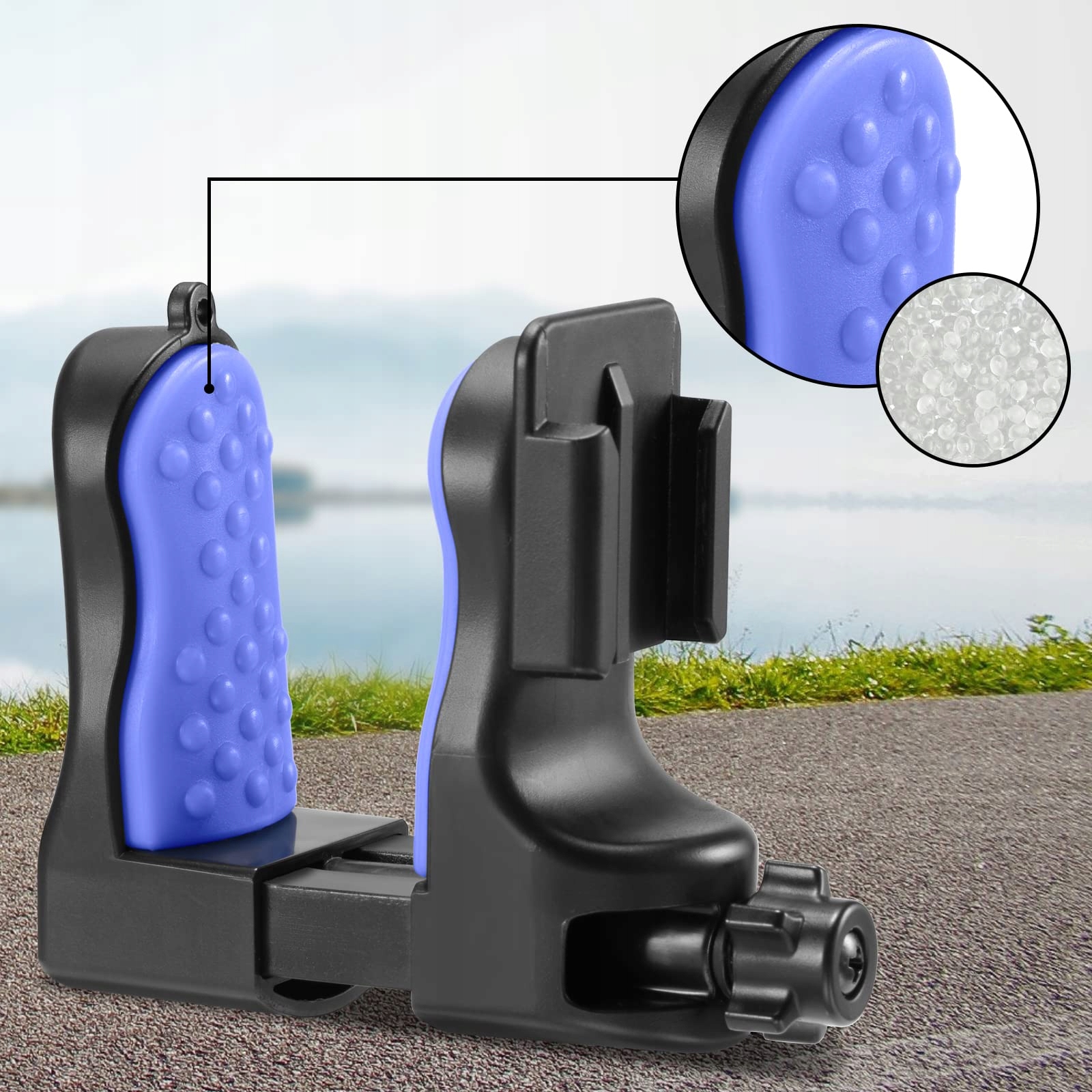 LUPHOLUE Uchwyt Na Kask Motocyklowy Do Kamer GoPro Hero Xiaomi Yi SJCAM — miniatura 2
