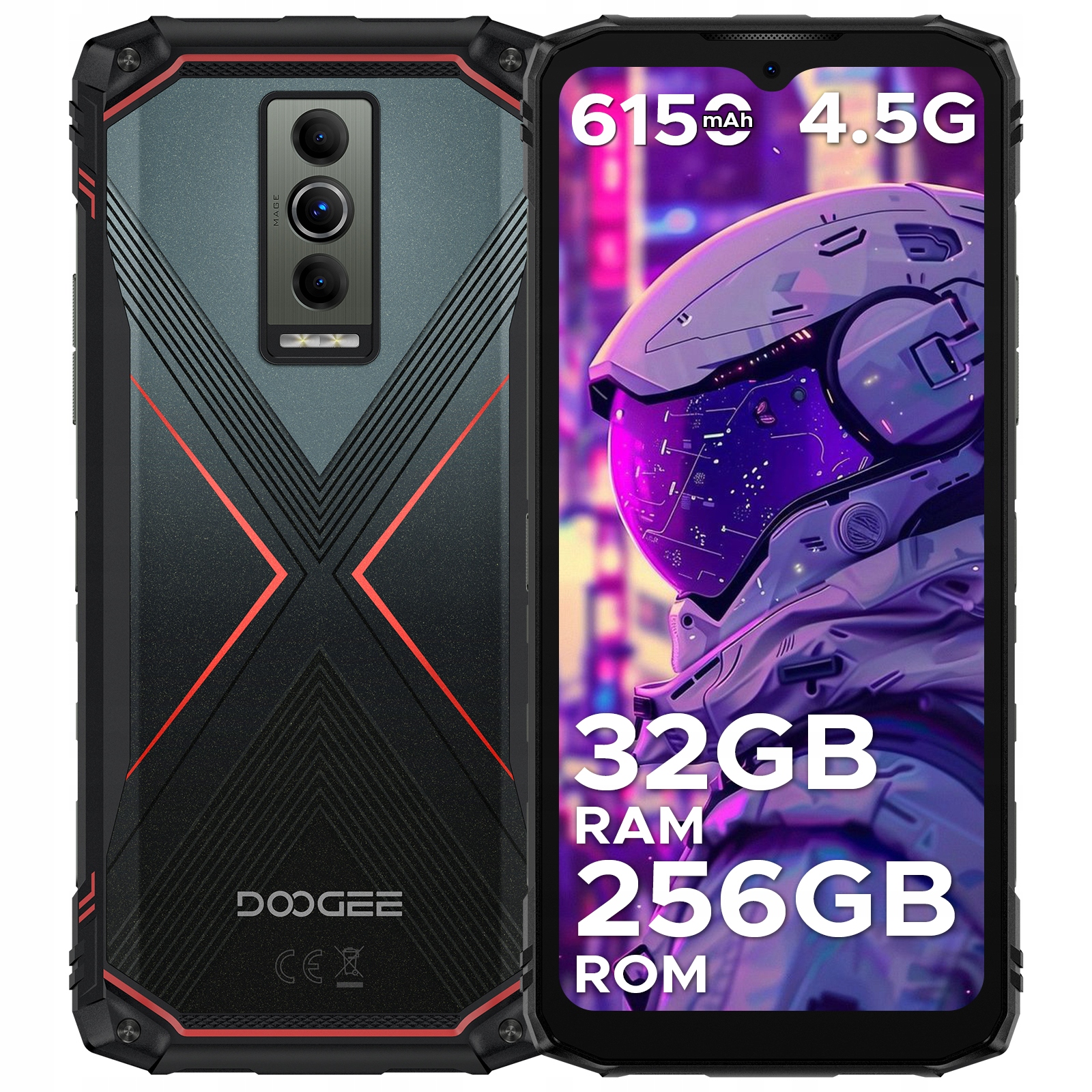 Odolný smartfón Doogee BLADE10 Pro-e 6/512GB Dual Sim Android, vodeodolný