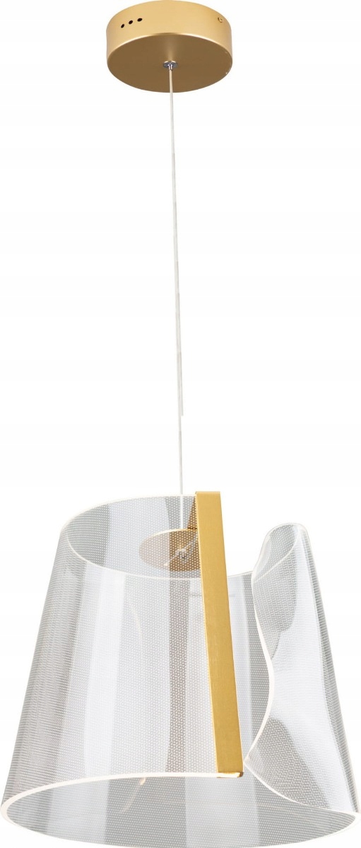 Závesná lampa Maxlight Seda Led 8W mosadzná Ø31cm IP20 moderná