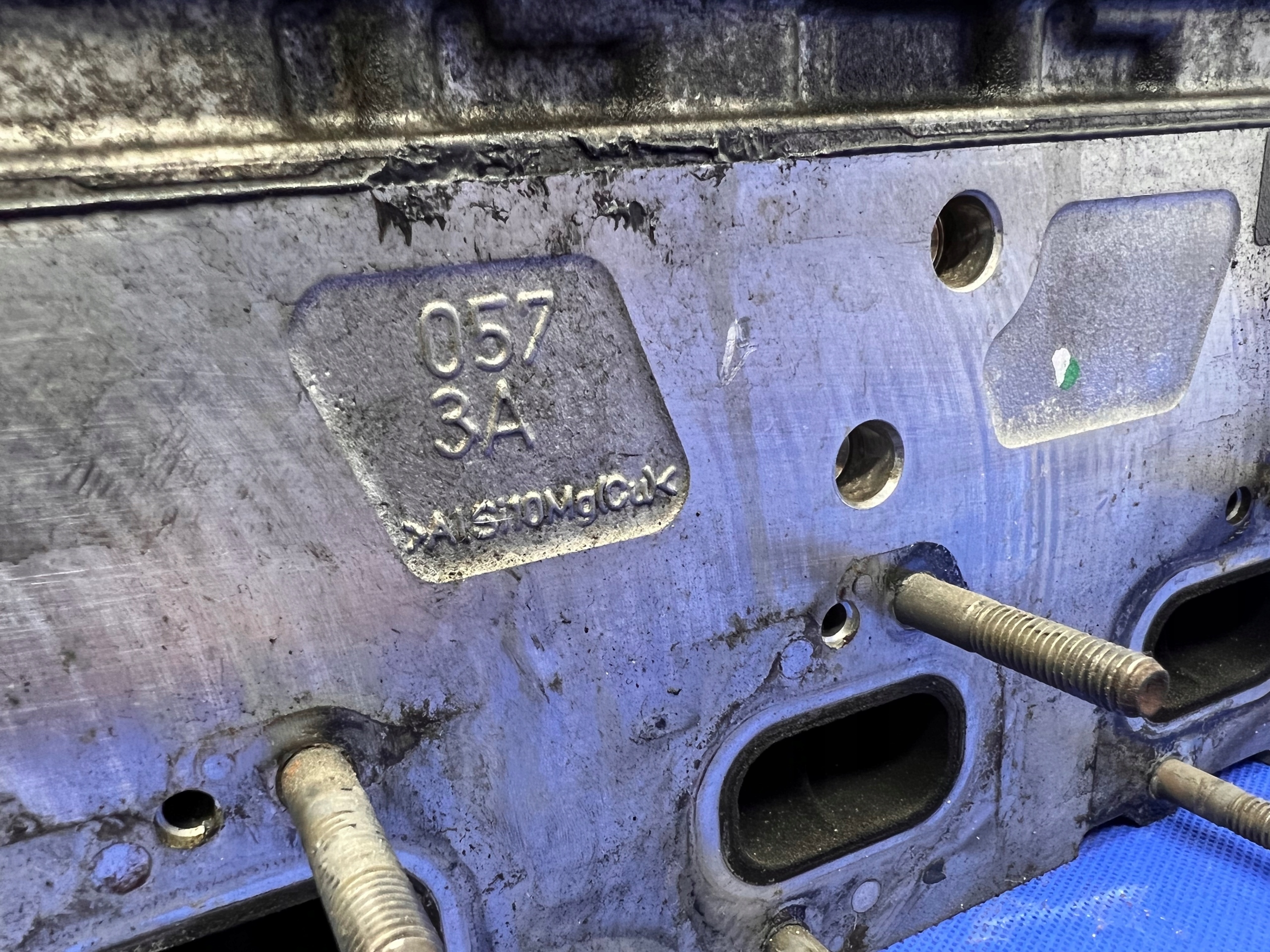 Audi Q7 4L 4.2 tdi CCF ГОЛОВКА ГБЦ левый