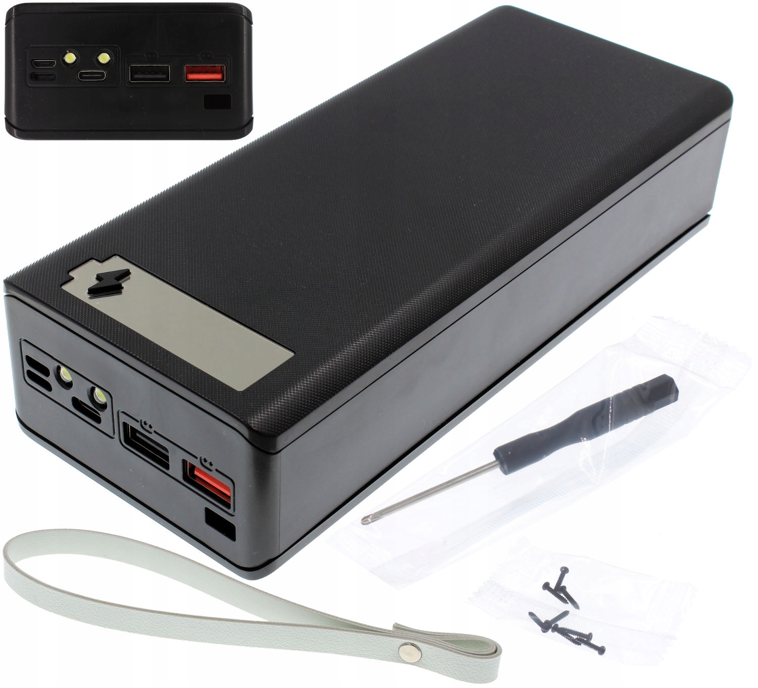 

PowerBank Obudowa 16x18650 2xUSB Qc