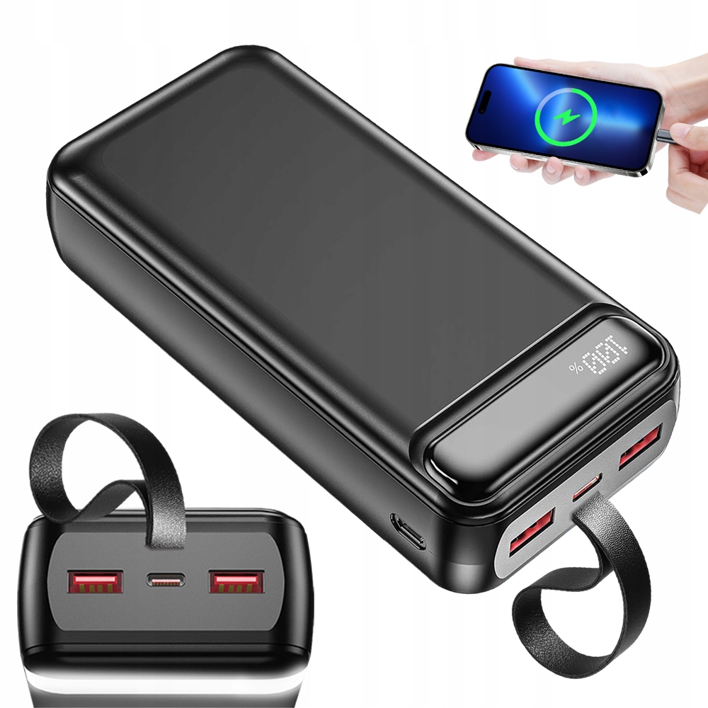 Powerbanka 50000 Mah S Velkou Kapacitou Pro Nabíjení 3 Zařízení Najednou Pro Cestování