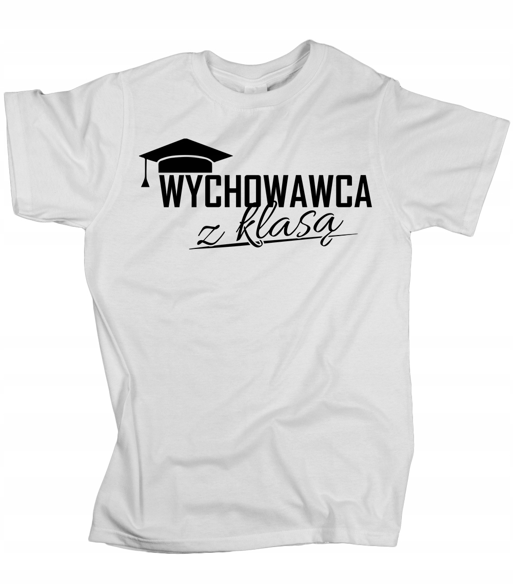 

Koszulka męska Wychowawca z klasą prezent L