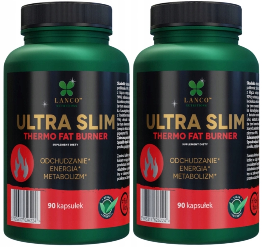 Sada 2x – Ultra Slim Thermo Fat Burner 90 kapslí, Lanco Nutritions