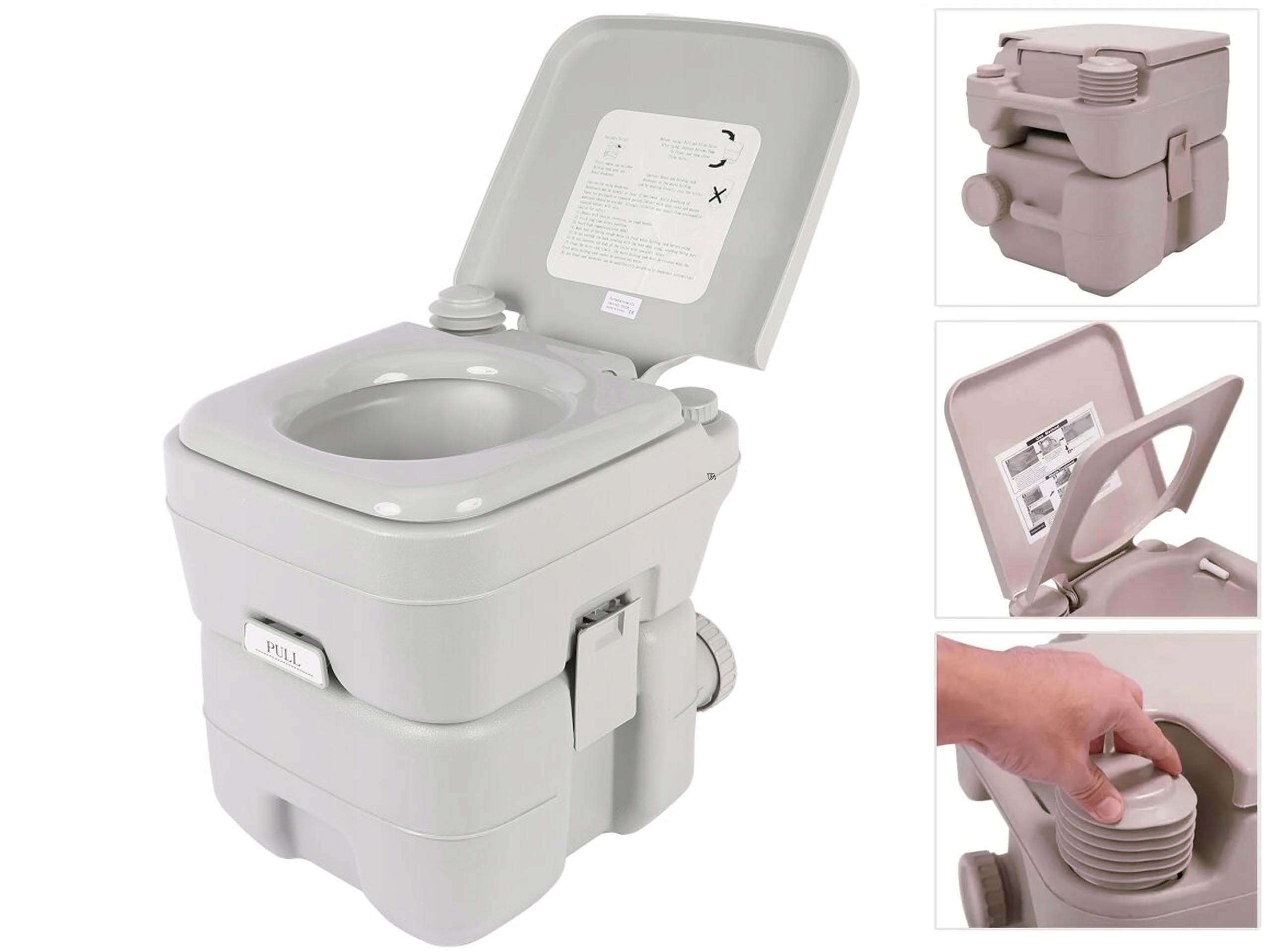 Toaleta Turystyczna Przenośna Kempingowa Pojemna Hq Wc pod Kemping Namiot