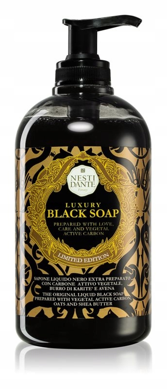 Nesti Dante Černé Tekuté Mýdlo 500 ML